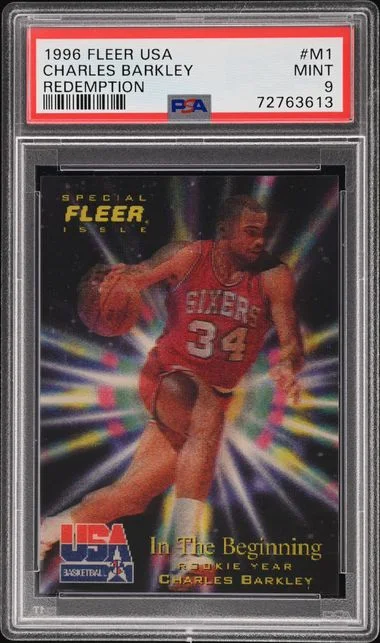 1996-97 Fleer Charles Barkley USA Basketball Redemption #M1 card image