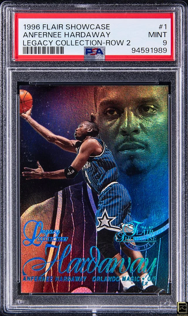 1996-97 Fleer Flair Showcase Anfernee Hardaway Legacy Collection-Row 2 #1 card image