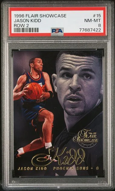 1996-97 Fleer Flair Showcase Jason Kidd Row 2 #15 card image