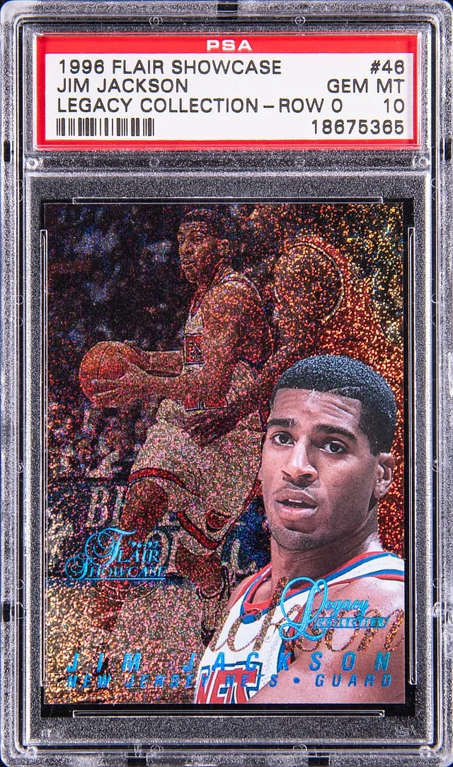 1996-97 Fleer Flair Showcase Jim Jackson Legacy Collection Row 0 #46 card image
