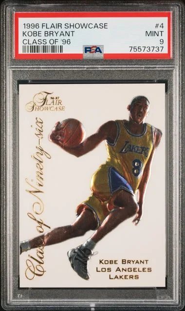 1996-97 Fleer Flair Showcase Kobe Bryant Class Of '96 #4 card image