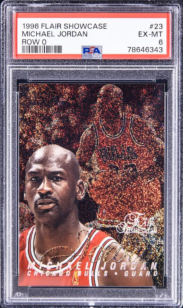 1996-97 Fleer Flair Showcase Michael Jordan Row 0 #23 card image