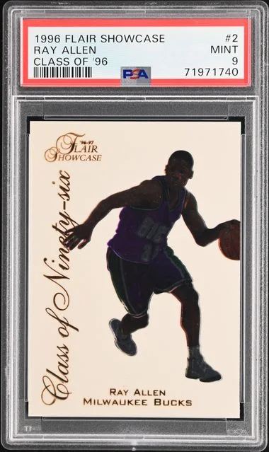 1996-97 Fleer Flair Showcase Ray Allen Class Of '96 #2 card image