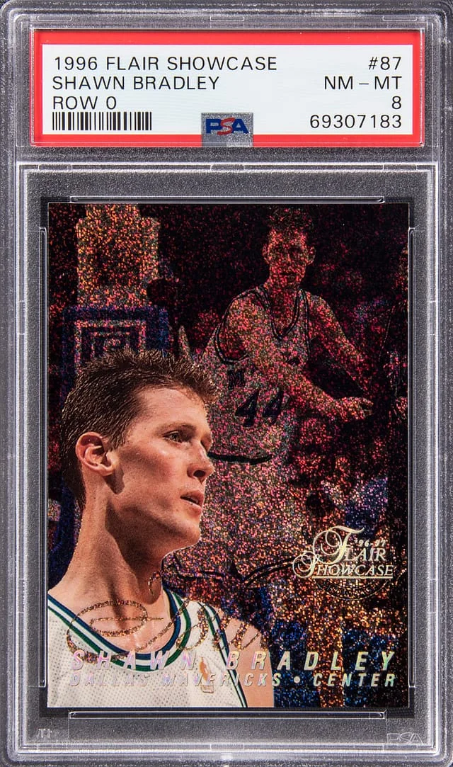 1996-97 Fleer Flair Showcase Shawn Bradley Row 0 #87 card image
