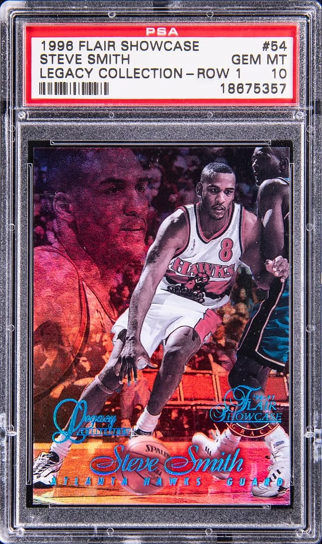 1996-97 Fleer Flair Showcase Steve Smith Legacy Collection Row 1 #54 card image