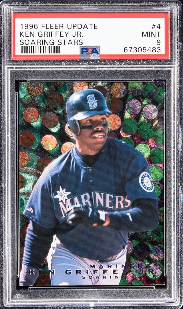 1996-97 Fleer Ken Griffey Jr. Update Soaring Stars #4 card image