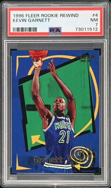 1996-97 Fleer Kevin Garnett Rewind #4 card image