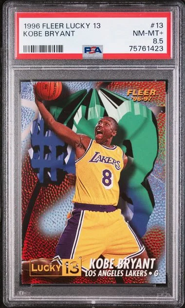1996-97 Fleer Kobe Bryant Lucky 13 #13 card image