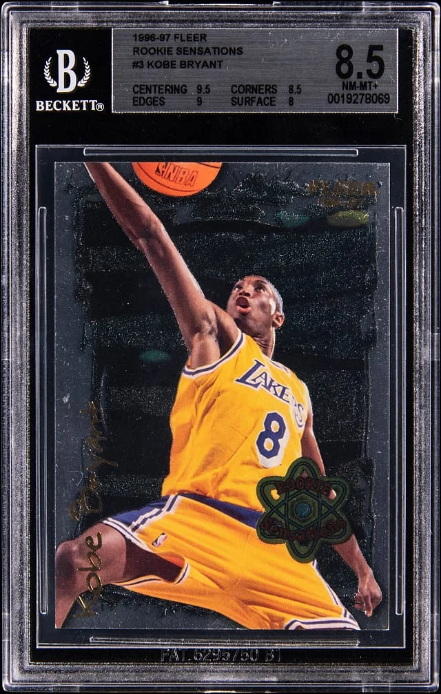 1996-97 Fleer Kobe Bryant Sensations #3 card image