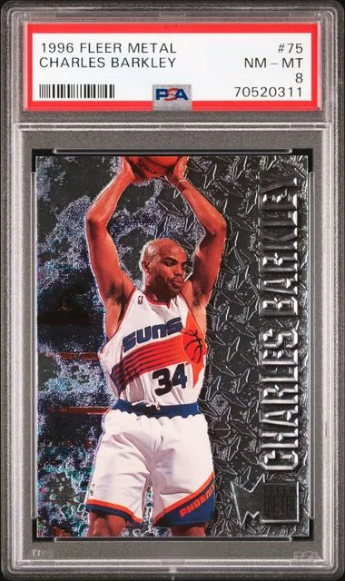 1996-97 Fleer Metal Charles Barkley #75 card image