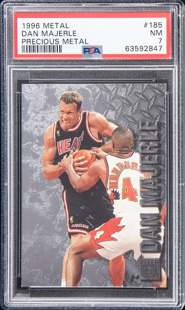 1996-97 Fleer Metal Dan Majerle Precious Metal #185 card image