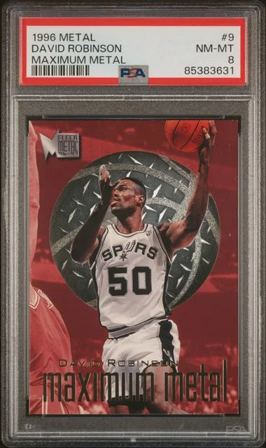 1996-97 Fleer Metal David Robinson Maximum Metal #9 card image