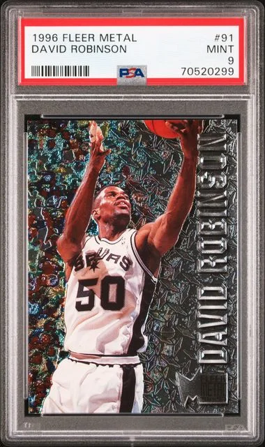 1996-97 Fleer Metal David Robinson #91 card image