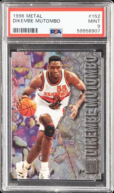 1996-97 Fleer Metal Dikembe Mutombo #152 card image