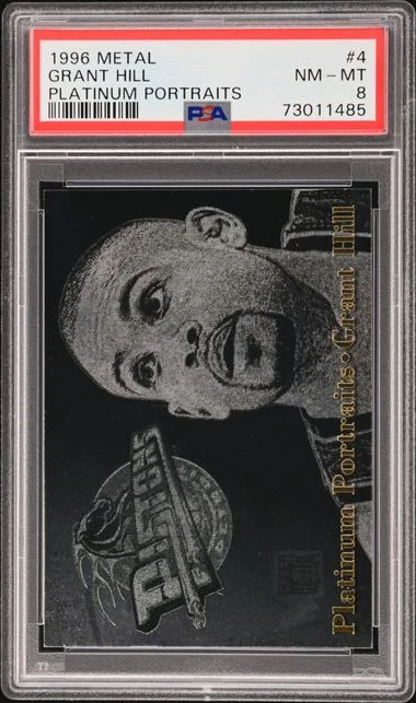 1996-97 Fleer Metal Grant Hill Platinum Portraits #4 card image