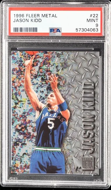 1996-97 Fleer Metal Jason Kidd #22 card image