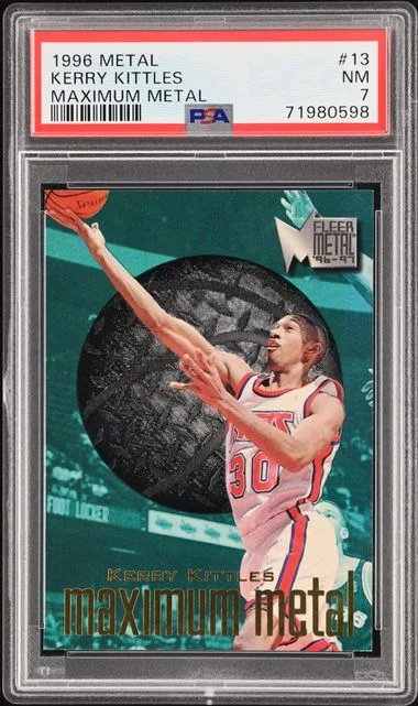 1996-97 Fleer Metal Kerry Kittles Maximum Metal #13 card image