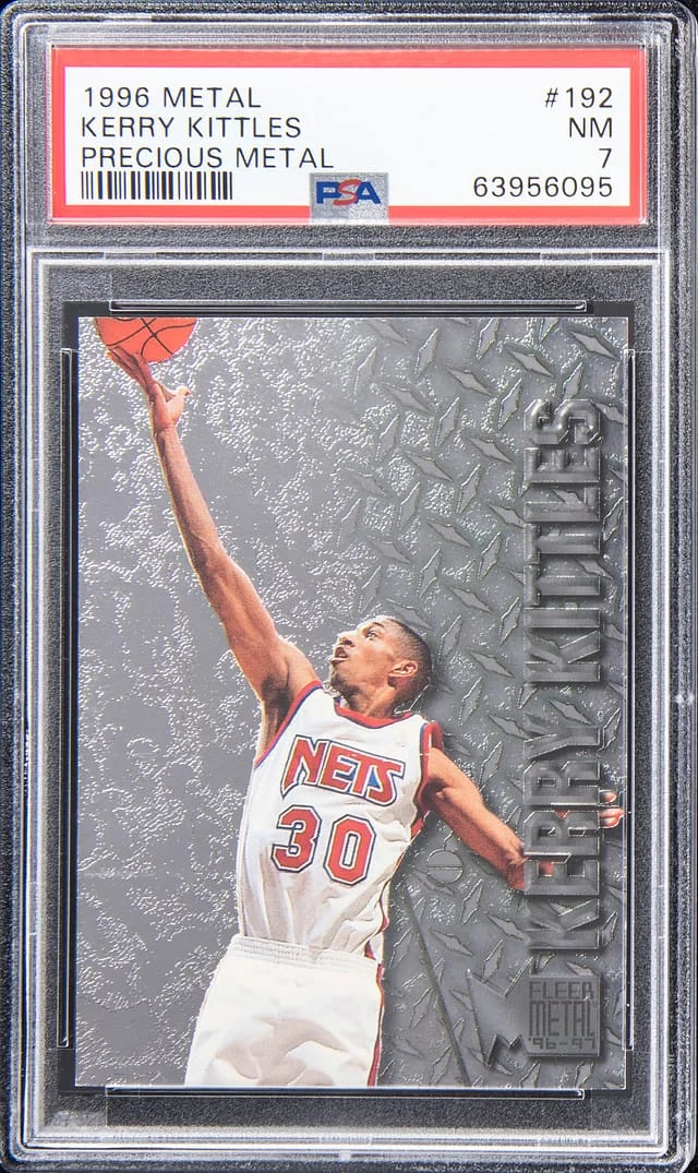 1996-97 Fleer Metal Kerry Kittles Precious Metal #192 card image