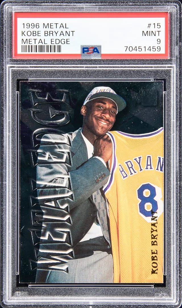 1996-97 Fleer Metal Kobe Bryant Metal Edge #15 card image