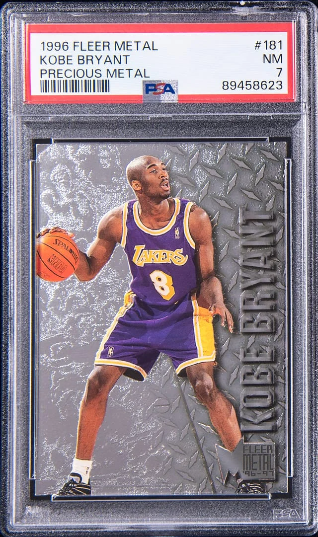 1996-97 Fleer Metal Kobe Bryant Precious Metal #181 card image