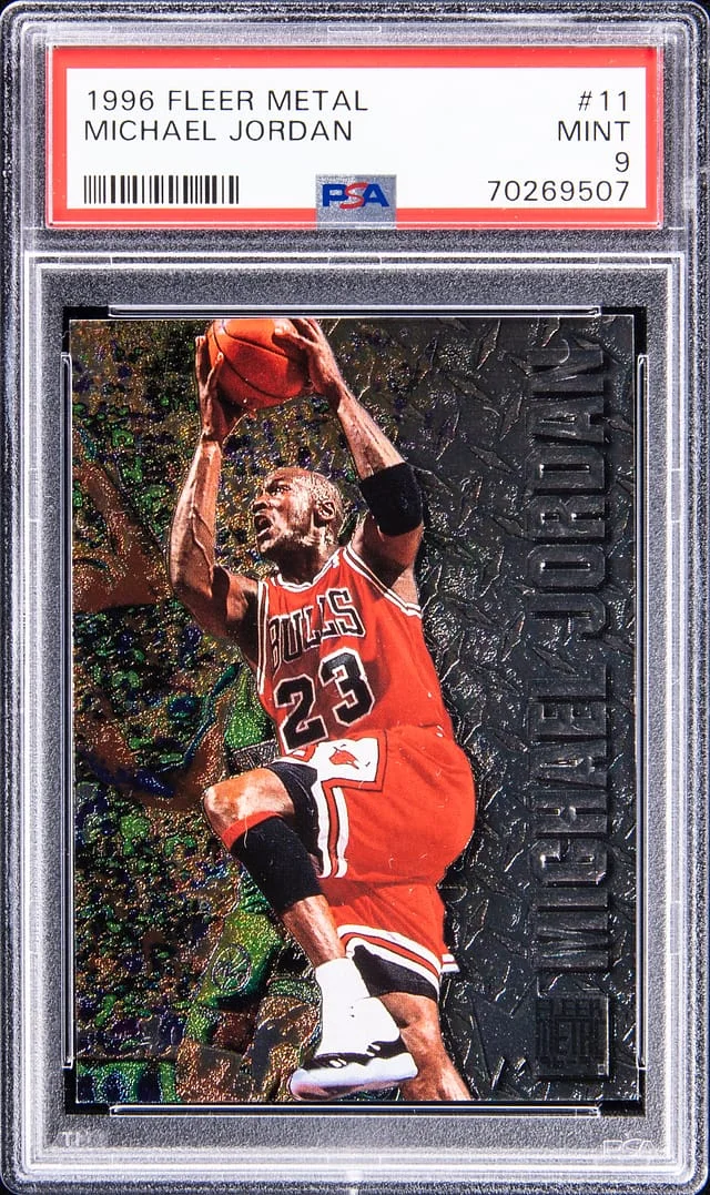 1996-97 Fleer Metal Michael Jordan #11 card image