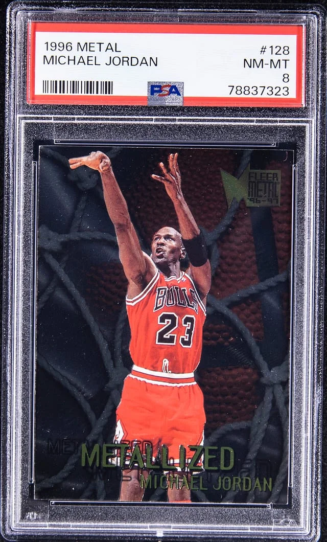 1996-97 Fleer Metal Michael Jordan #128 card image