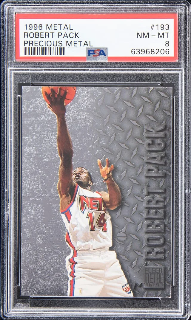 1996-97 Fleer Metal Robert Pack Precious Metal #193 card image