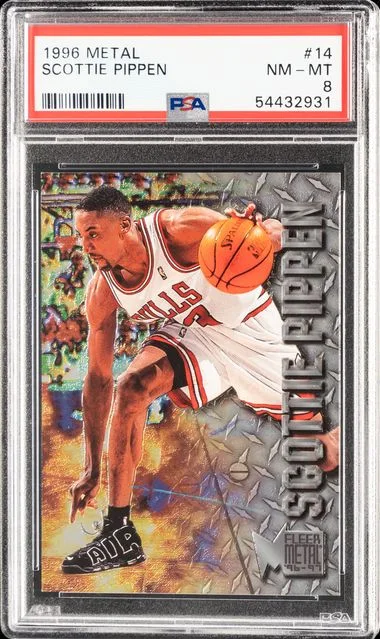 1996-97 Fleer Metal Scottie Pippen #14 card image