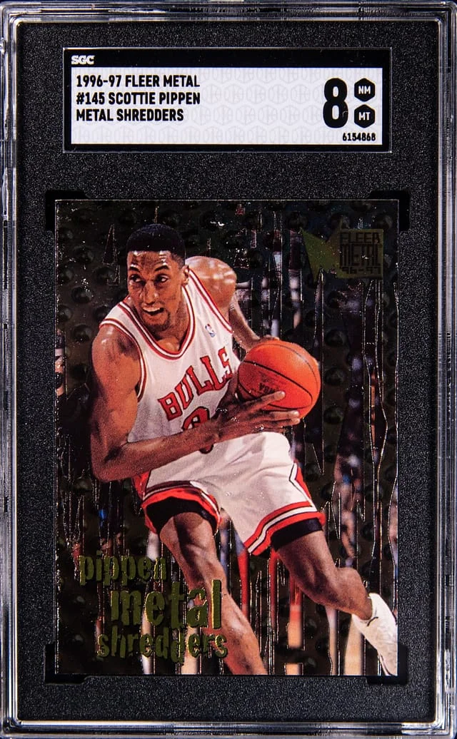1996-97 Fleer Metal Scottie Pippen Shredders #145 card image
