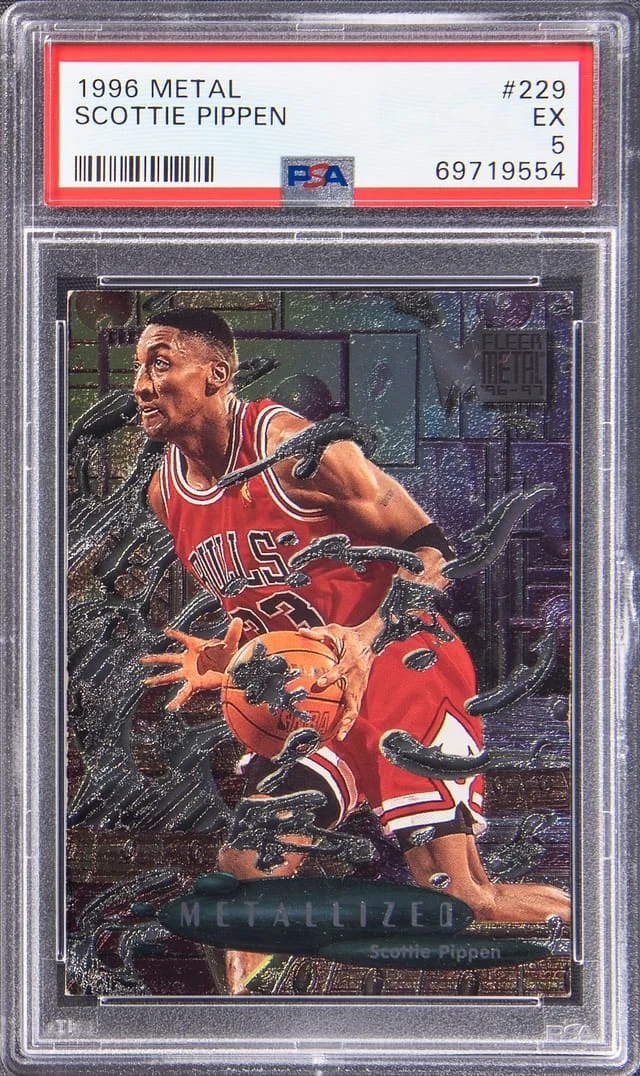 1996-97 Fleer Metal Scottie Pippen #229 card image