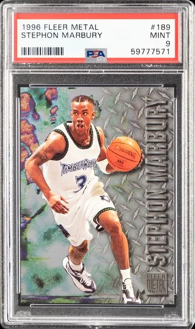 1996-97 Fleer Metal Stephon Marbury #189 card image
