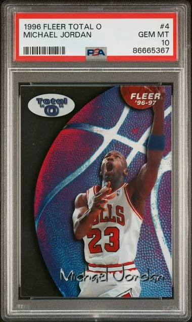 1996-97 Fleer Michael Jordan Total O #4 card image