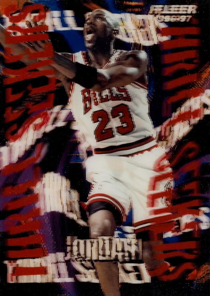 1996-97 Fleer Michael Jordan Thrill Seekers #6 card image