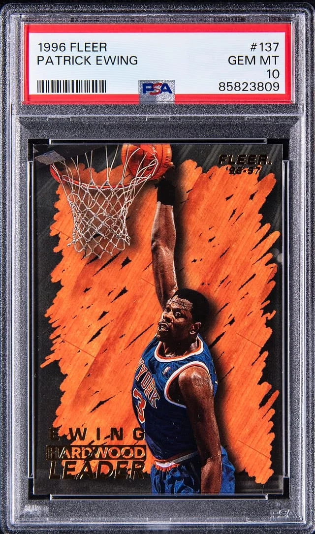 1996-97 Fleer Patrick Ewing Hardwood Leader #137 card image