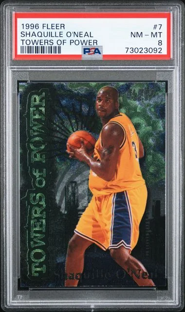 1996-97 Fleer Shaquille O'Neal Towers Of Power #7 card image