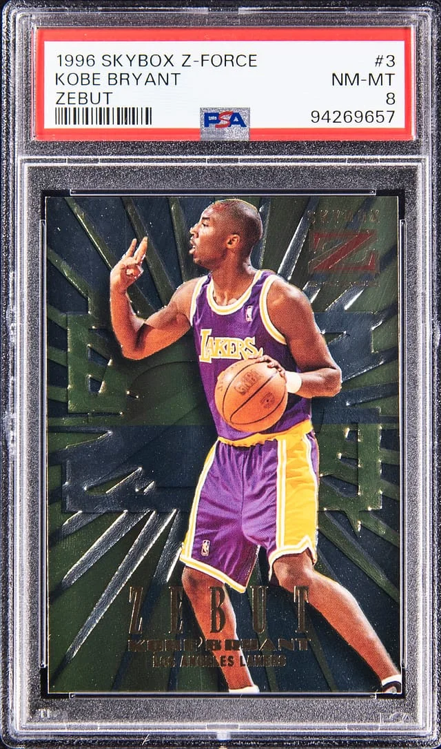 1996-97 Fleer SkyBox Kobe Bryant Z-Force Zebut #3 card image