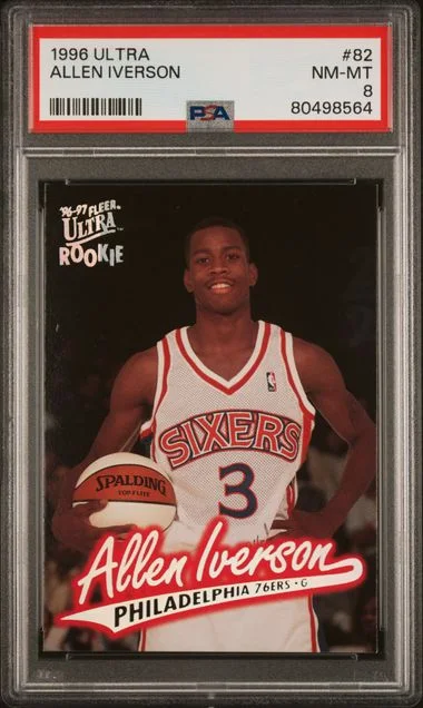 1996-97 Fleer Ultra Allen Iverson #82 card image