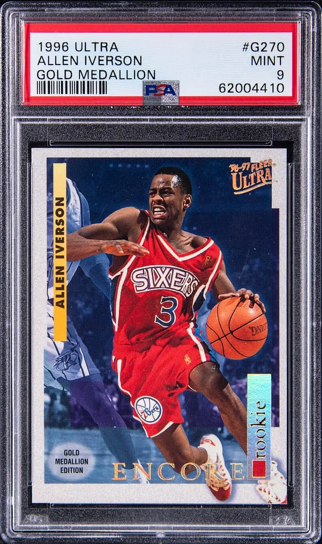 1996-97 Fleer Ultra Allen Iverson Gold Medallion #G270 card image