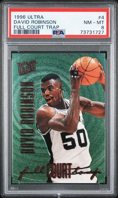 1996-97 Fleer Ultra David Robinson Full Court Trap #4 card image