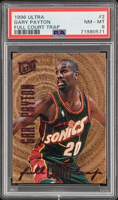 1996-97 Fleer Ultra Gary Payton Full Court Trap #2 card image