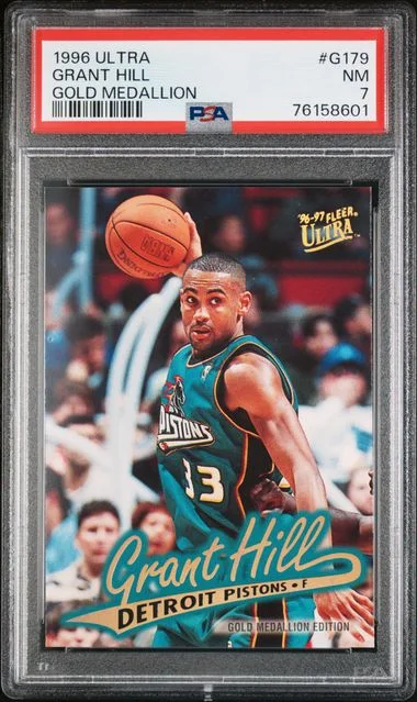 1996-97 Fleer Ultra Grant Hill Gold Medallion #G179 card image