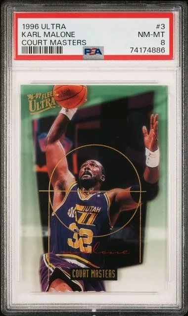 1996-97 Fleer Ultra Karl Malone Court Masters #3 card image