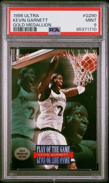 1996-97 Fleer Ultra Kevin Garnett Gold Medallion #G290 card image