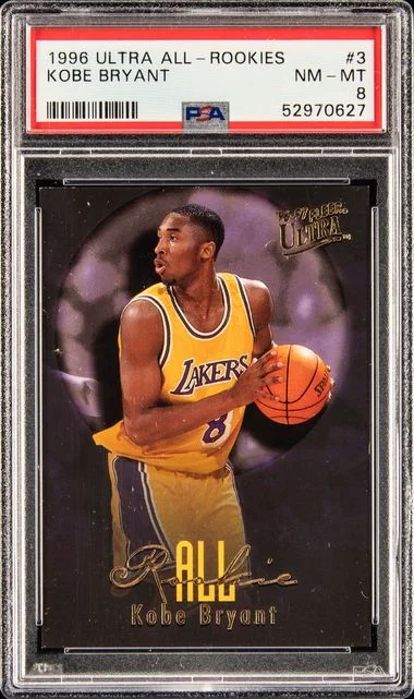 1996-97 Fleer Ultra Kobe Bryant All-Rookies #3 card image