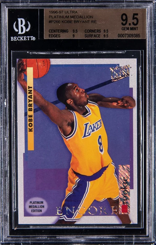 1996-97 Fleer Ultra Kobe Bryant Platinum Medallion #P-266 card image