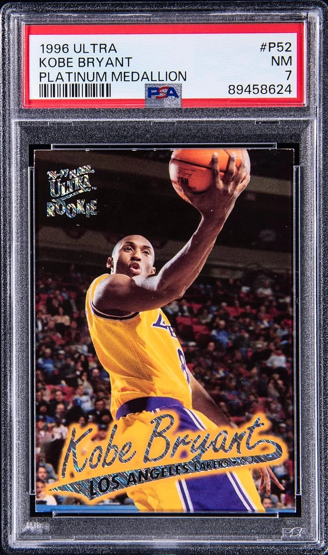 1996-97 Fleer Ultra Kobe Bryant Platinum Medallion #P-52 card image