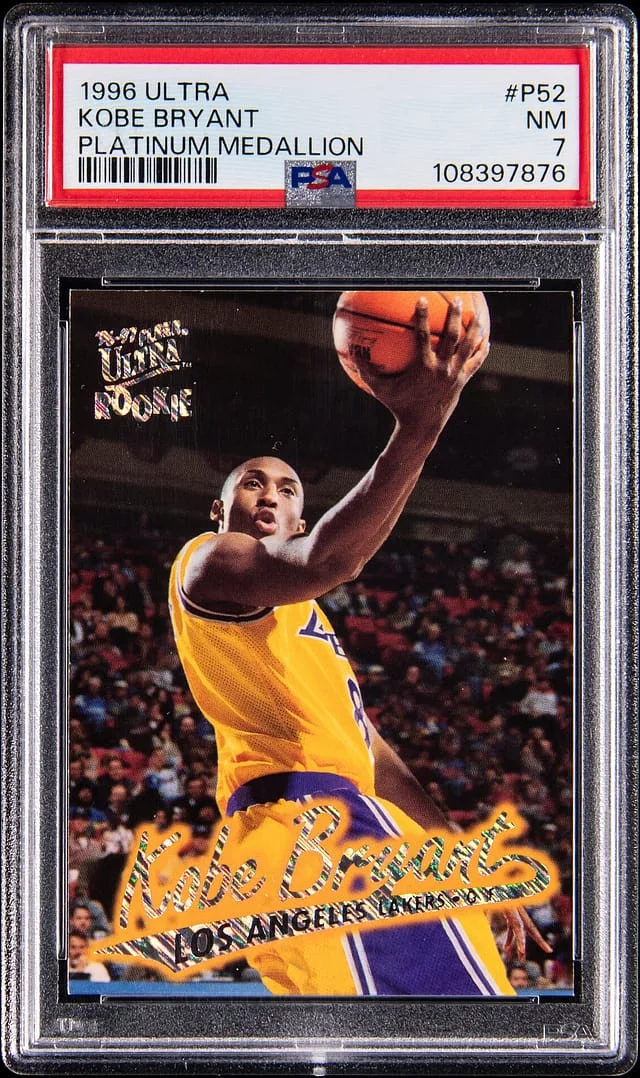 1996-97 Fleer Ultra Kobe Bryant Platinum Medallion #P52 card image