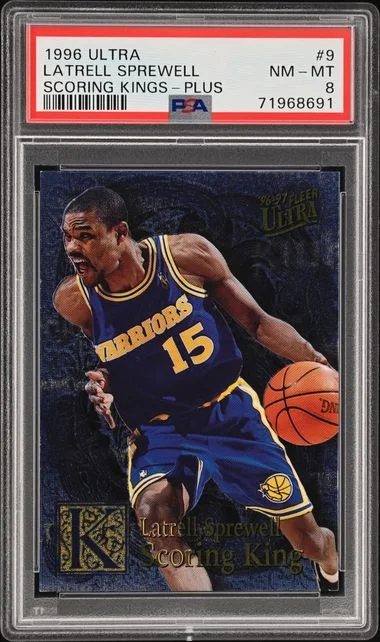 1996-97 Fleer Ultra Latrell Sprewell Scoring Kings Plus #9 card image