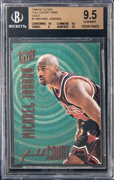 1996-97 Fleer Ultra Michael Jordan Full Court Trap Gold #1 card image