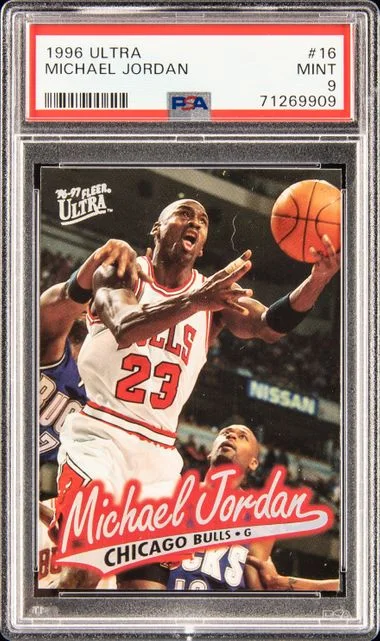 1996-97 Fleer Ultra Michael Jordan #16 card image
